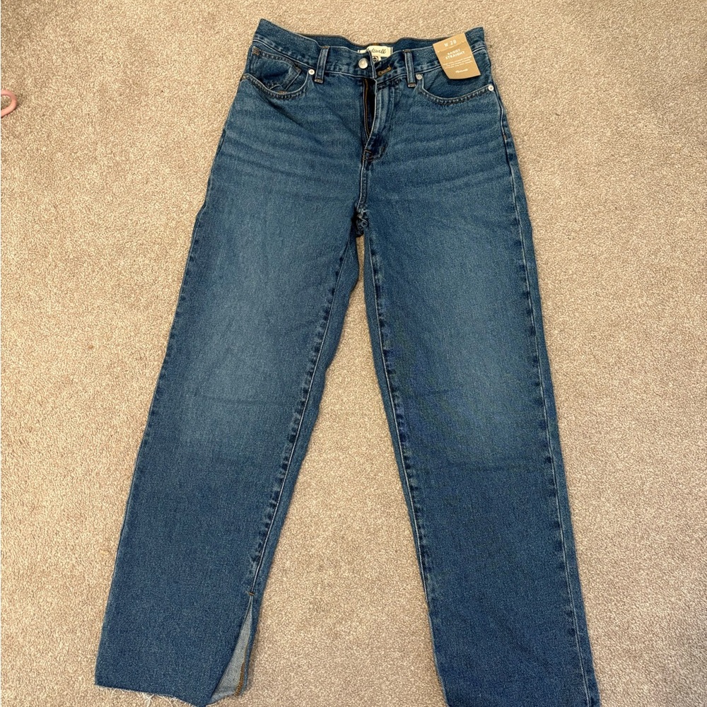 Madewell Women's Baggy Straight Leg Jeans